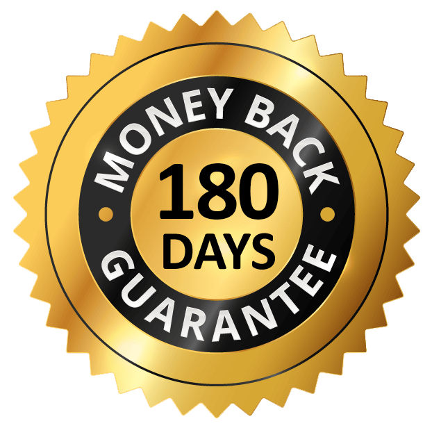 Glucorem 180 day money back guarantee seal